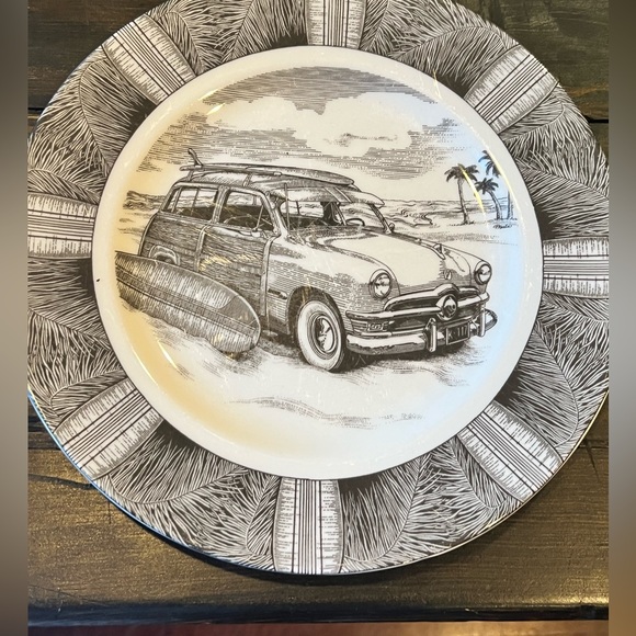 222 Fifth Slice of Life Dinner Plates- set of four - Picture 4 of 12